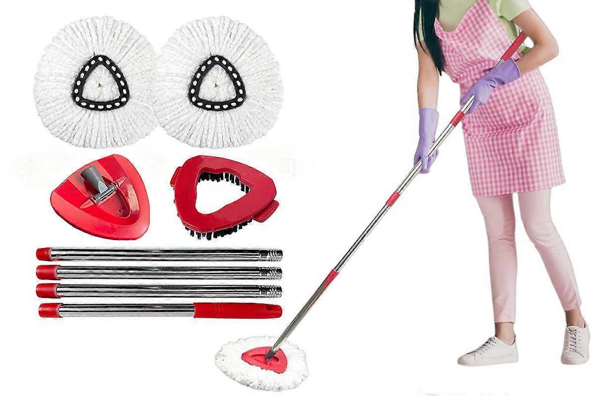 Replacement Spin Mop Head Set Compatible with O-Cedar EasyWring Spin Mop