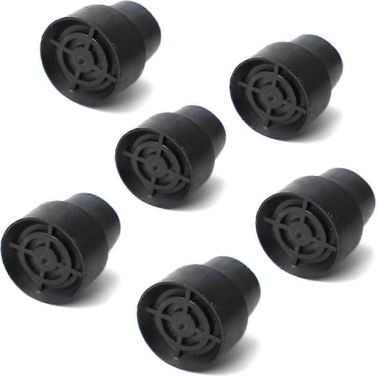 Replacement Mini Trampoline Leg Cap Tips Floor Pads for Mini TrampolineBlack 4pack)