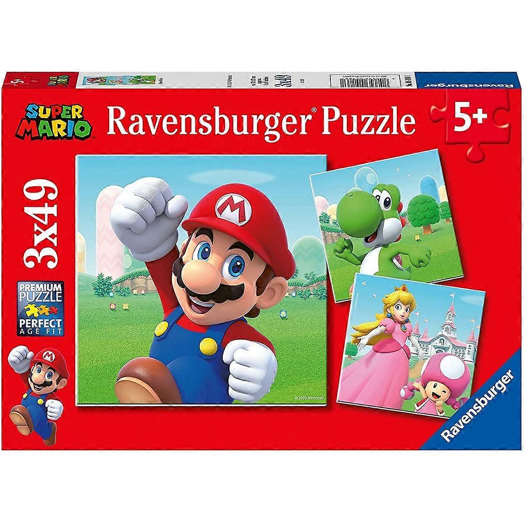 Ravensburger Super Mario 3x 49 35 Piece Jigsaw Puzzles