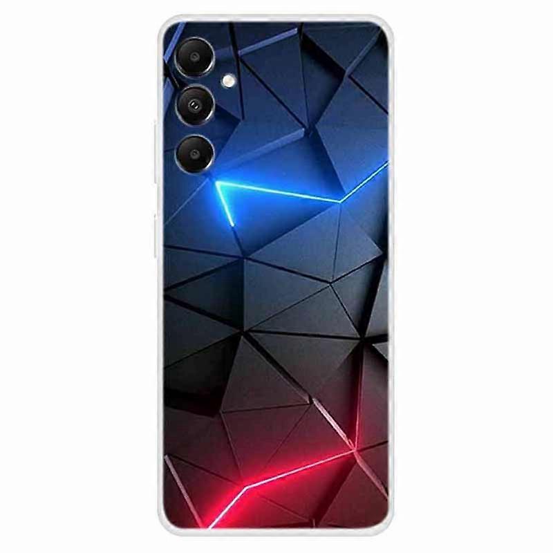 SH For Samsung Galaxy A05s 4G Case Pattern Printing Soft TPU Mobile Phone Back Cover - Red+Blue
