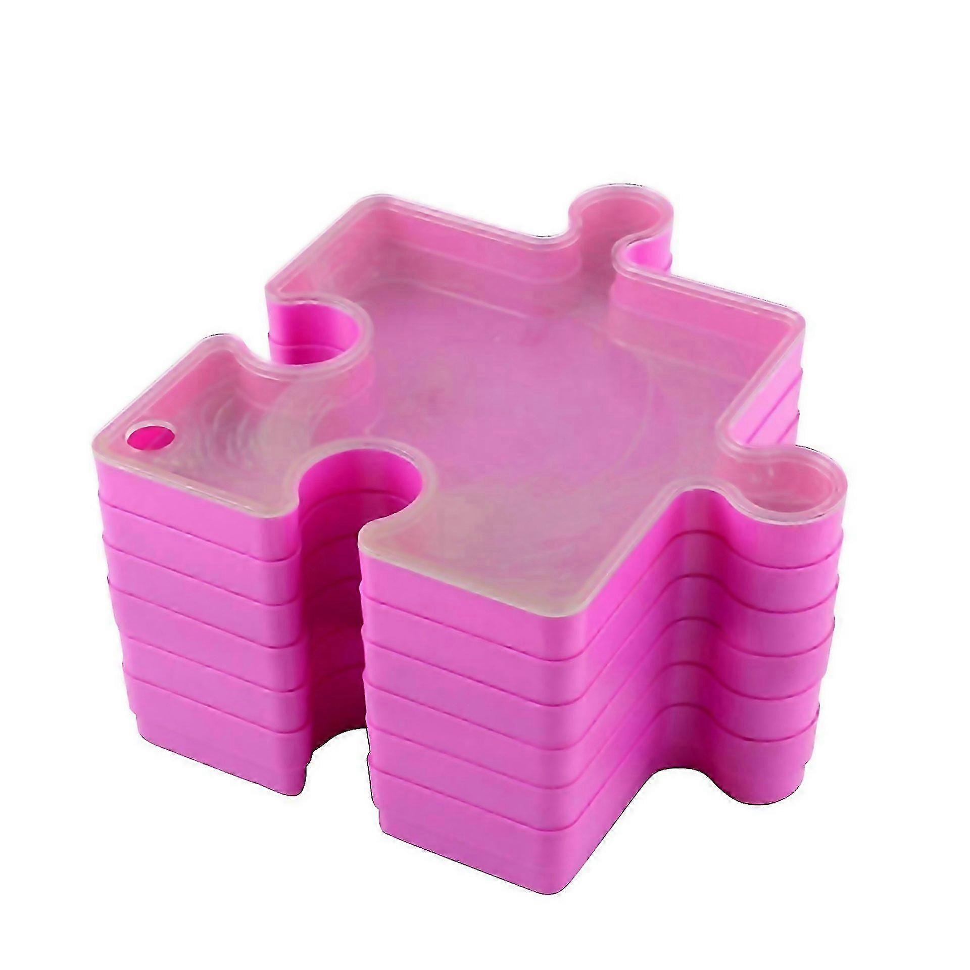 For Stackable Puzzle Box Puzzle Sorting Tray Plastic Sorter Puzzle Storage Box