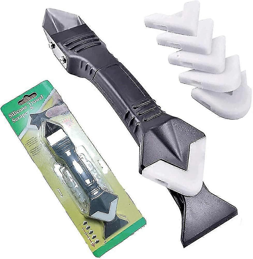 Glass Glue Angle Scrapers Tools - 3 În 1 Silicone Scraper Caulking Tools
