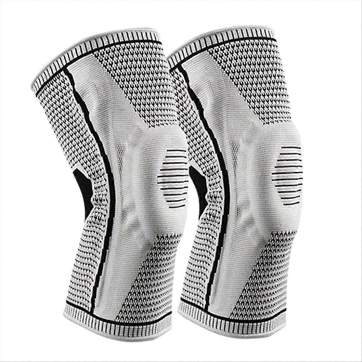 2PCS Knee Brace Support for Running Gym Compression M