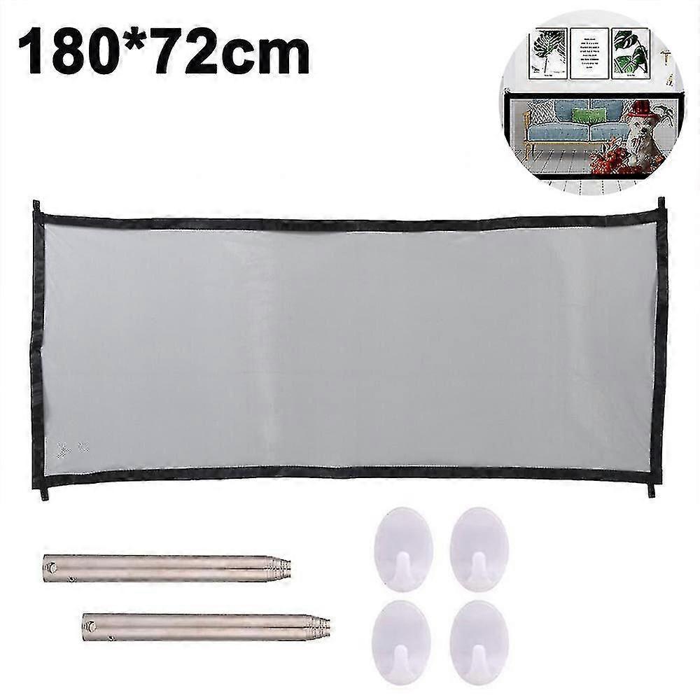 بوابة الطفل بوابة ماجيك للكلابداخلي في الهواء الطلق بوابة الطفل المحمولة شبكة قابلة للطي سياج السلامة