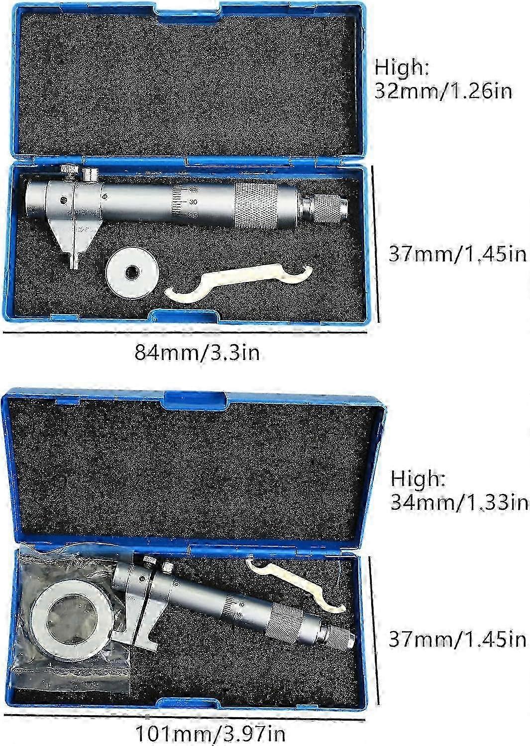 Internal Diameter Gauge ErosionResistant, Ergonomic Tool For Professional Mechanics And Industrial Apps, 530mm Range