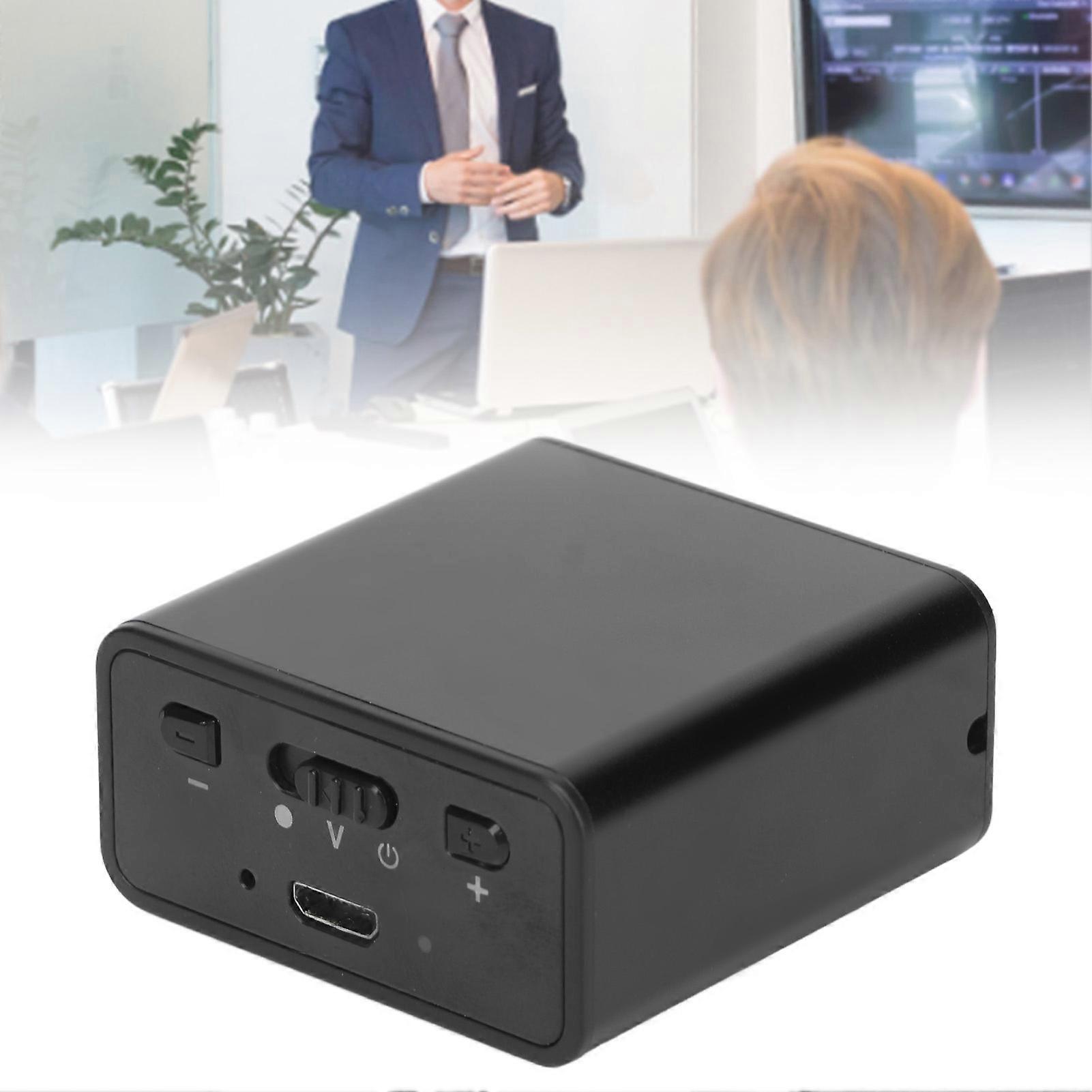 Mini Digital Voice Recorder Strong Magnetic Adsorption AI Intelligent HD Noise Reduction Voice Activated Recorder Neutral English 4GB