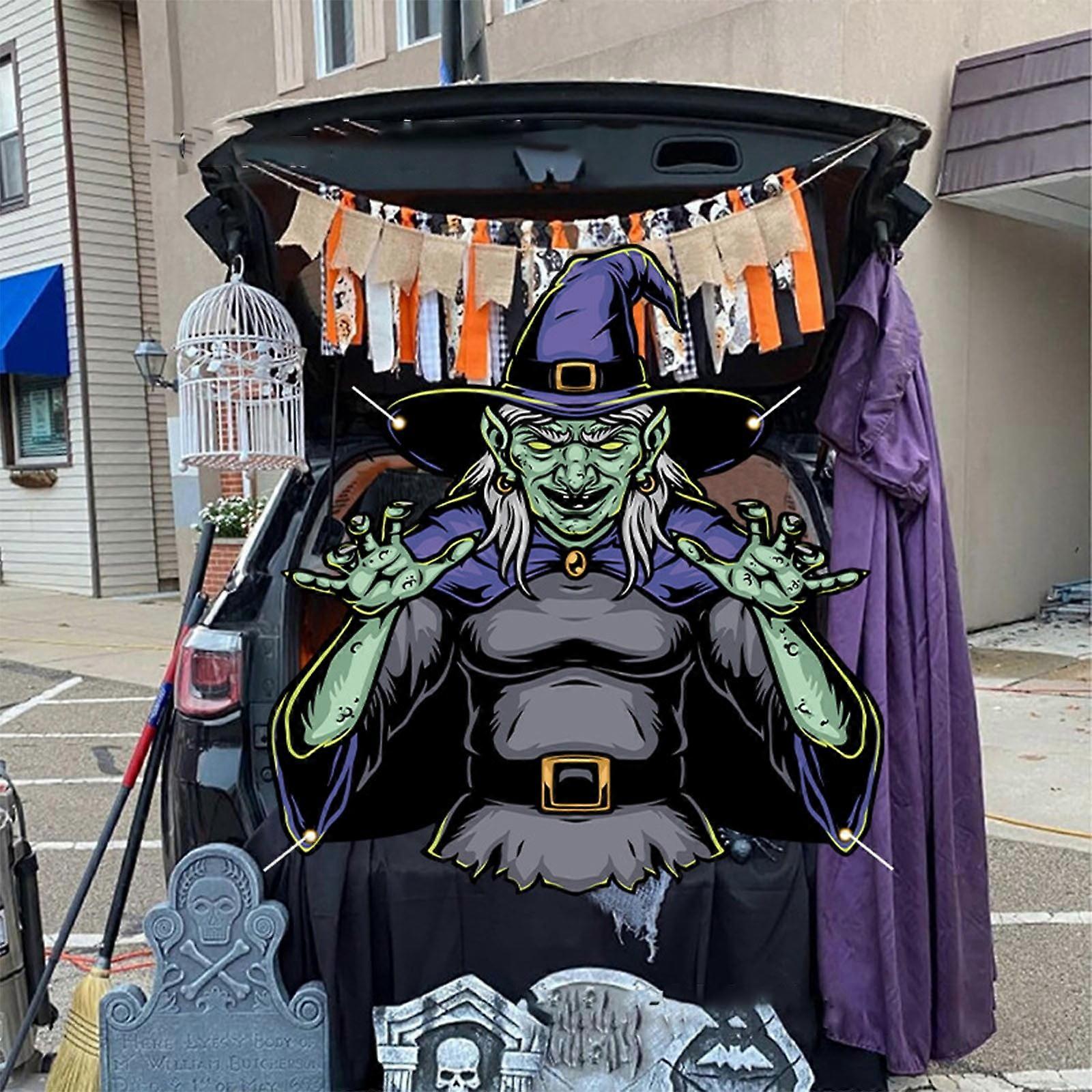 Markdown! Poaug Custom Table Runner Clearance,Halloween Decorations in The The Flag Curtain Do Something Creepy Table Banner