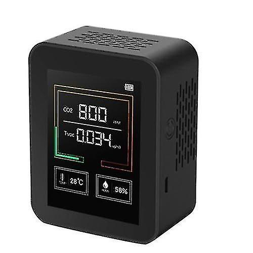Gas Detectors Co2 Concentration Detector Indoor Pollutant Tvoc Air Quality Analysis Temperature And Humidity