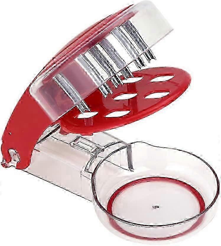 Seeding tool compatible with cherries, olives, plums and mirabelle