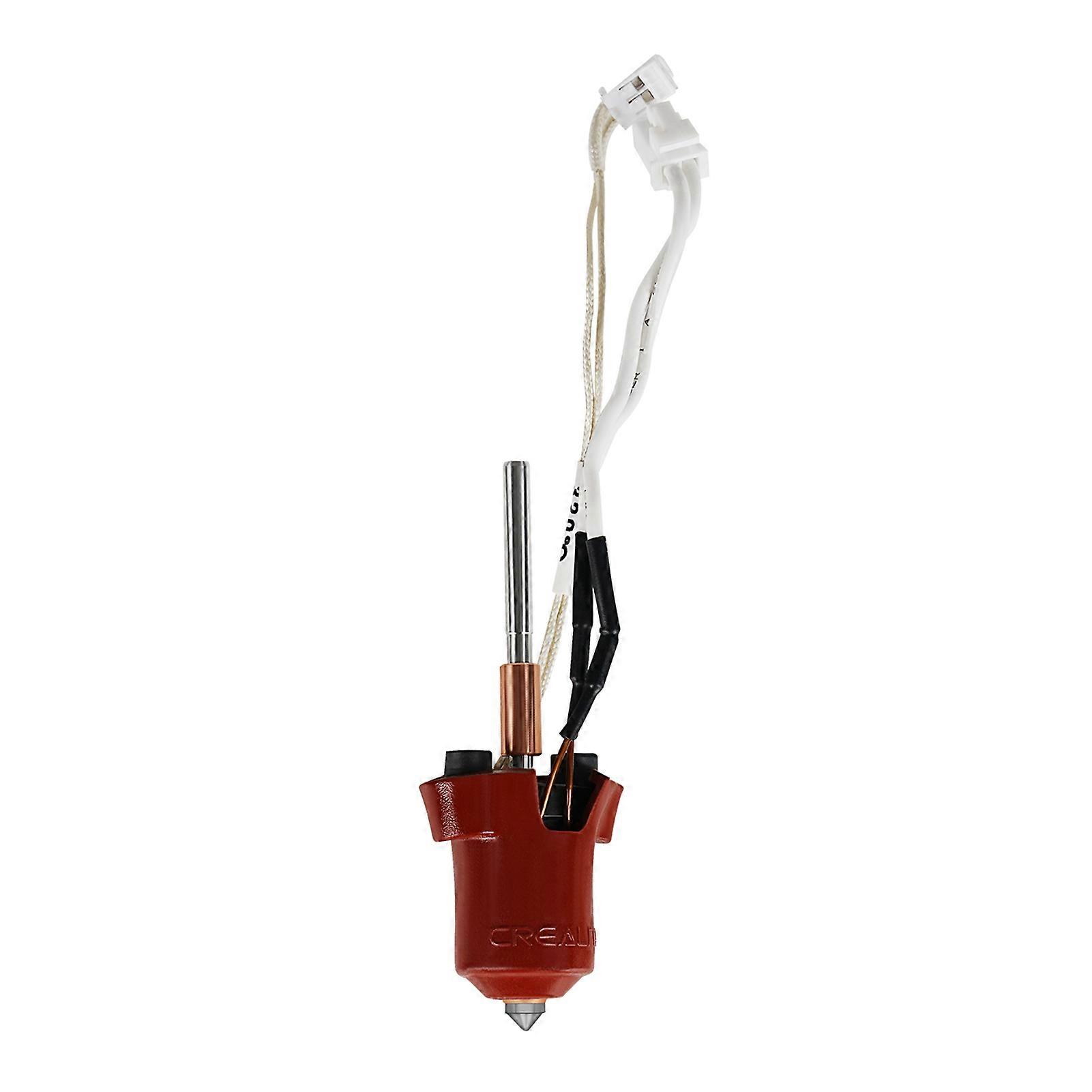 Creality Sprinkler Head Kit for Ender-3 V3 3D Printer Red Integrated Nozzle Ceramic Heating Head Kit 300℃ High Temperature Printing for Ender-3 V3 Plu
