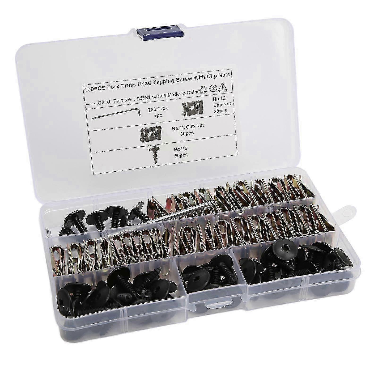 Mudguard Self Tapping Screws M5x19 25mm Total Length Manganese Steel Replacement for A1 20112018