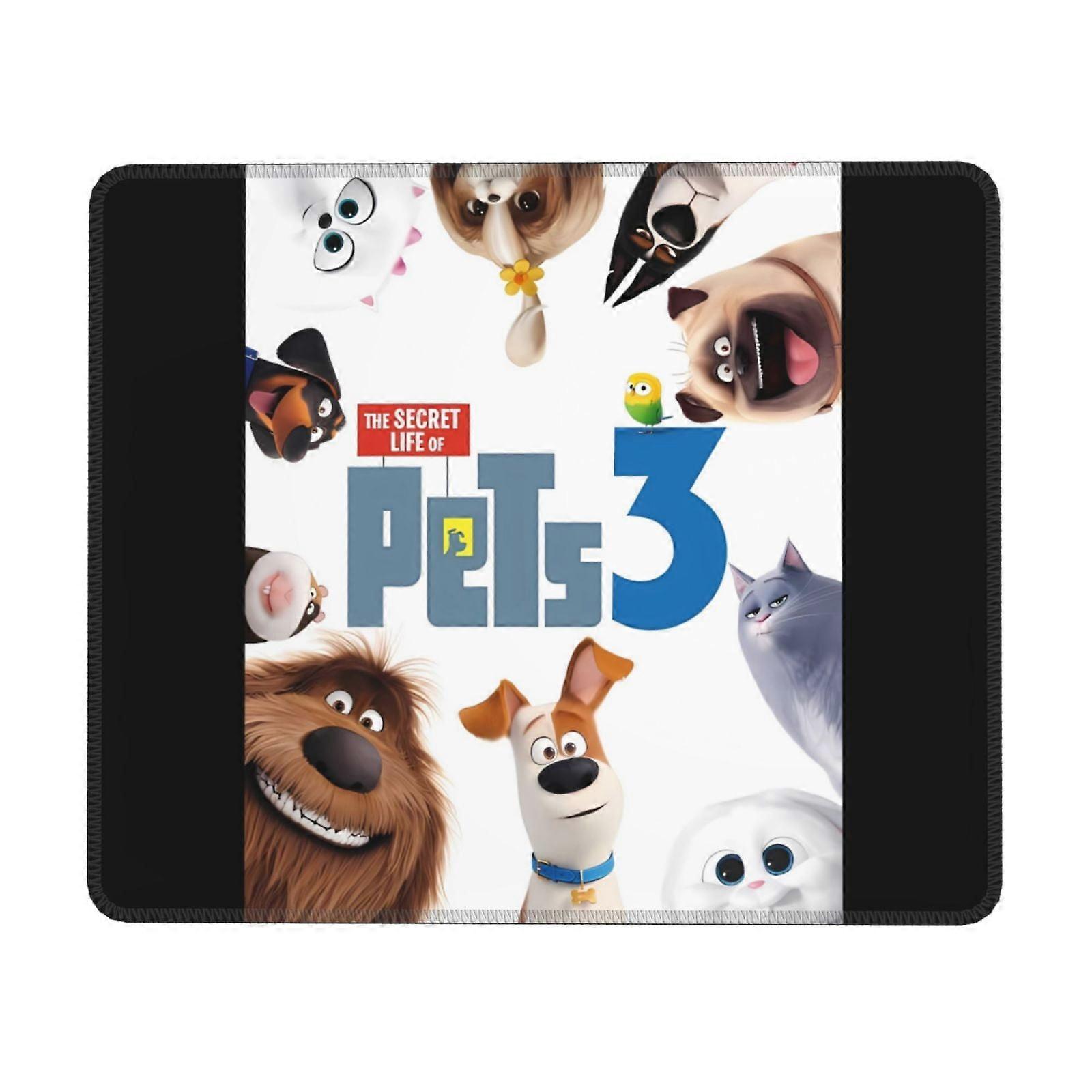 The Secret Life Of Pets Rubber Lock Edge Mouse pad, Office Desk pad, Writing pad, Multi Code Game pad Mouse Pads for Computers Laptop Mouse Mouse Pad