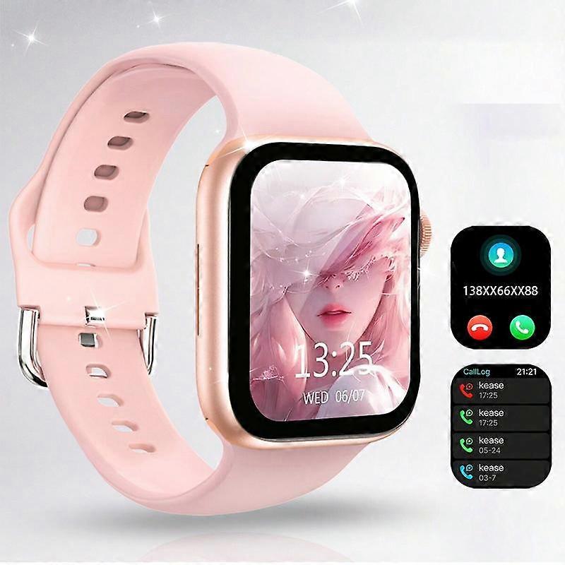 Smart Watch with 1.68-Inch HD Display, Bluetooth-compatible Call & Music Control, Pedometer, Compatible with Android & iOS, Unisex Design, W