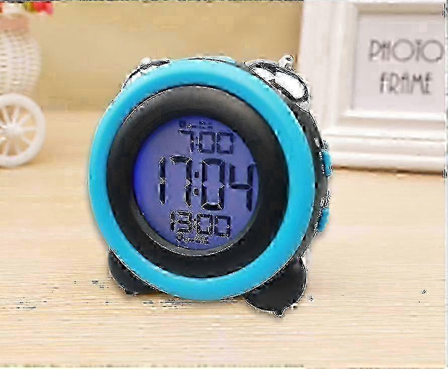 Loud Alarm Clock For Heavy Sleepers With Optional Alarm Dual Alarm Setting Snooze Function(full Body Blue) Walkbee 2025