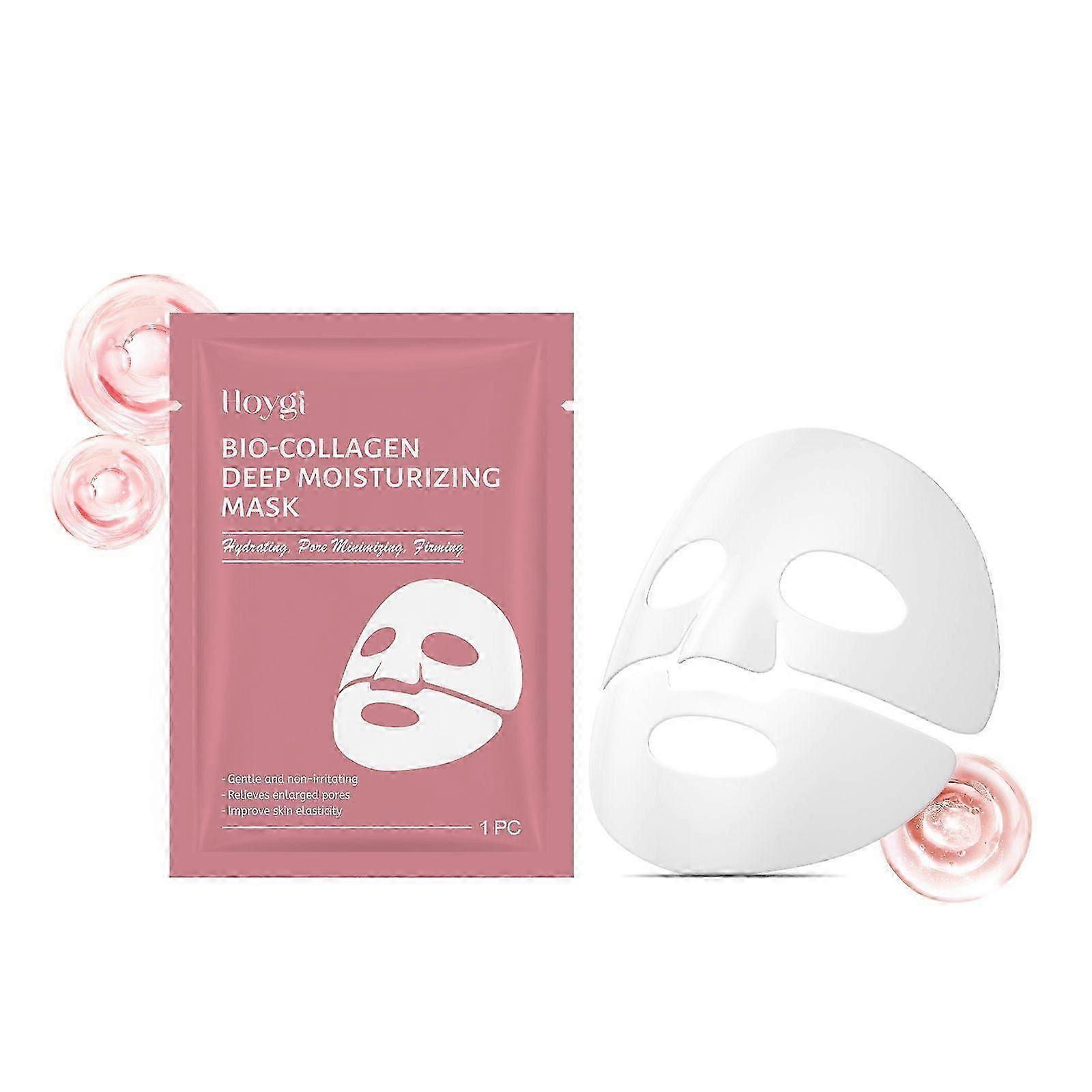 Hoygi Collagen Deep Moisturizing Mask (Bagged) Improves Fine Lines, Brightens, Hydrates, Tightens And Refines Pores For Skin Care