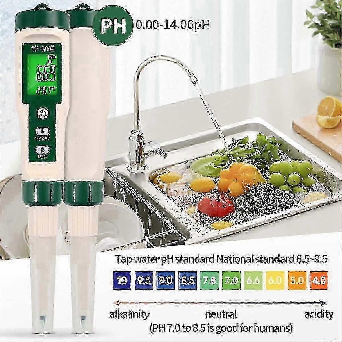Professional Food PH Meter High Accuracy Sensor Temp Acidity Tester compatible with Brewing Cheese 2025