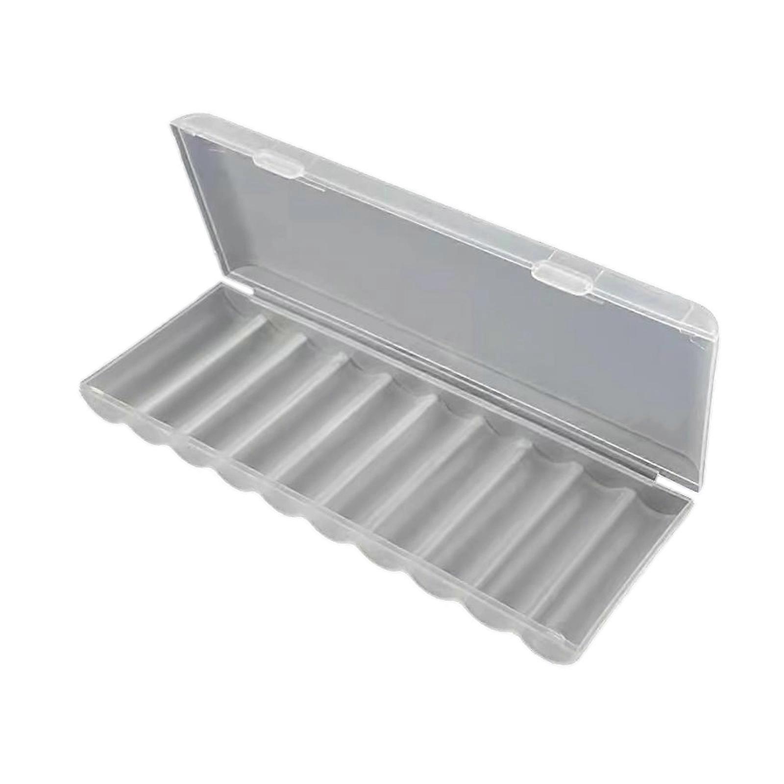 Practical Battery Organizers Case Heat Resistant Design Plastic Texture Suitable for Safe Storage Rechargeable Batteries Multicolor