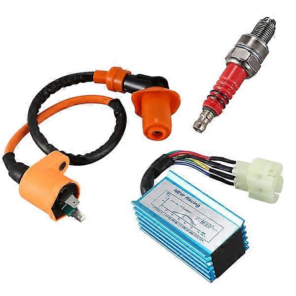 Ignition Coil + Pin + Box for GY6 50cc-150cc 4-stroke ATV engines [DB] yc