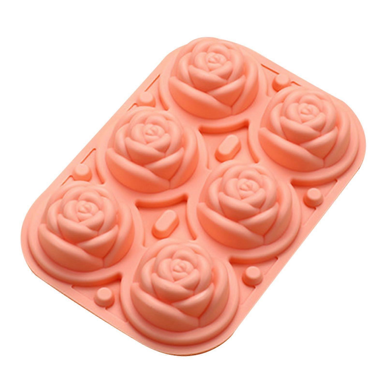 Silicone Flower Ice Cube Tray with Lid and Funnel, Leakproof Easy Release for Whisky Drinks