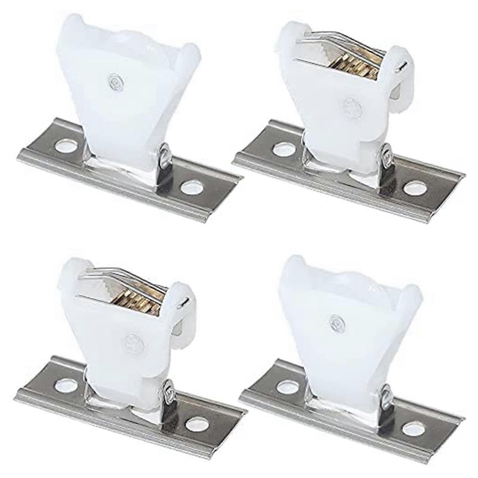 Curtain Cord Lock Set of 2 with Window Pulley and Lock Catch for Home Drapery Control