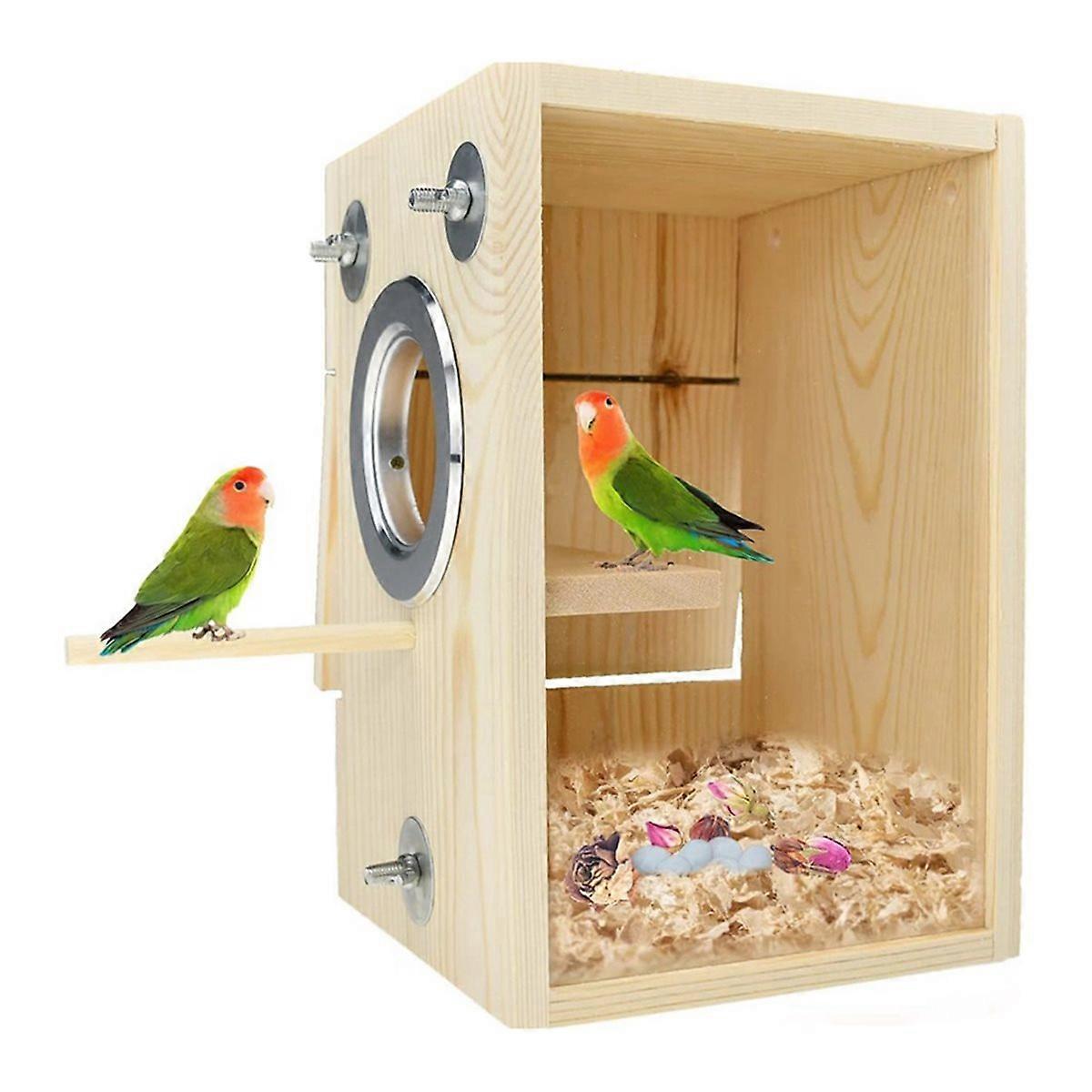 Bird Nest Box Parakeet Breeding Nest Box Bird Nest House