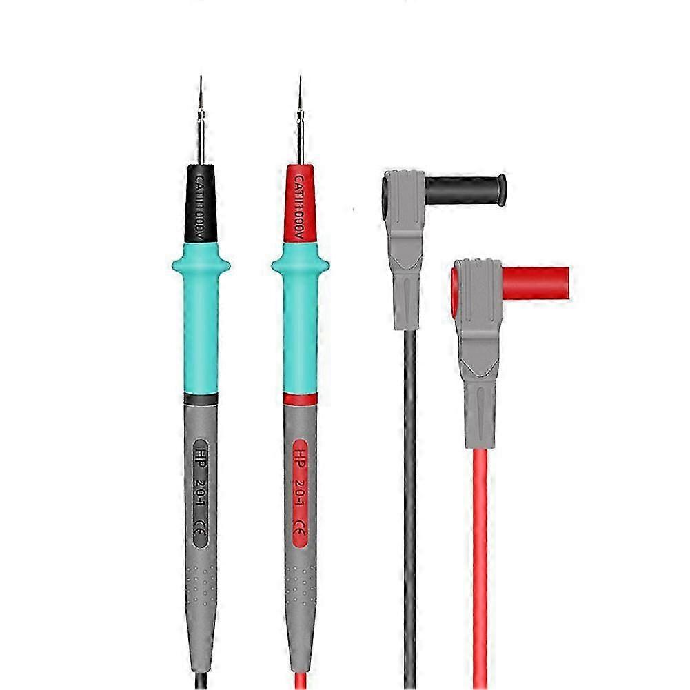 Multimeter Test Leads Silicone Line 1000V 20A Needle-Tip Probe Tester Multimeter Cable