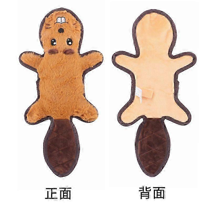 No Stuffing Dog Toys Crinkle Squeaky, Long Lasting Chews for Aggressive, Durable Plush Dog Puppy Chew Toys for Teething, with 6 Tough Layers for Small