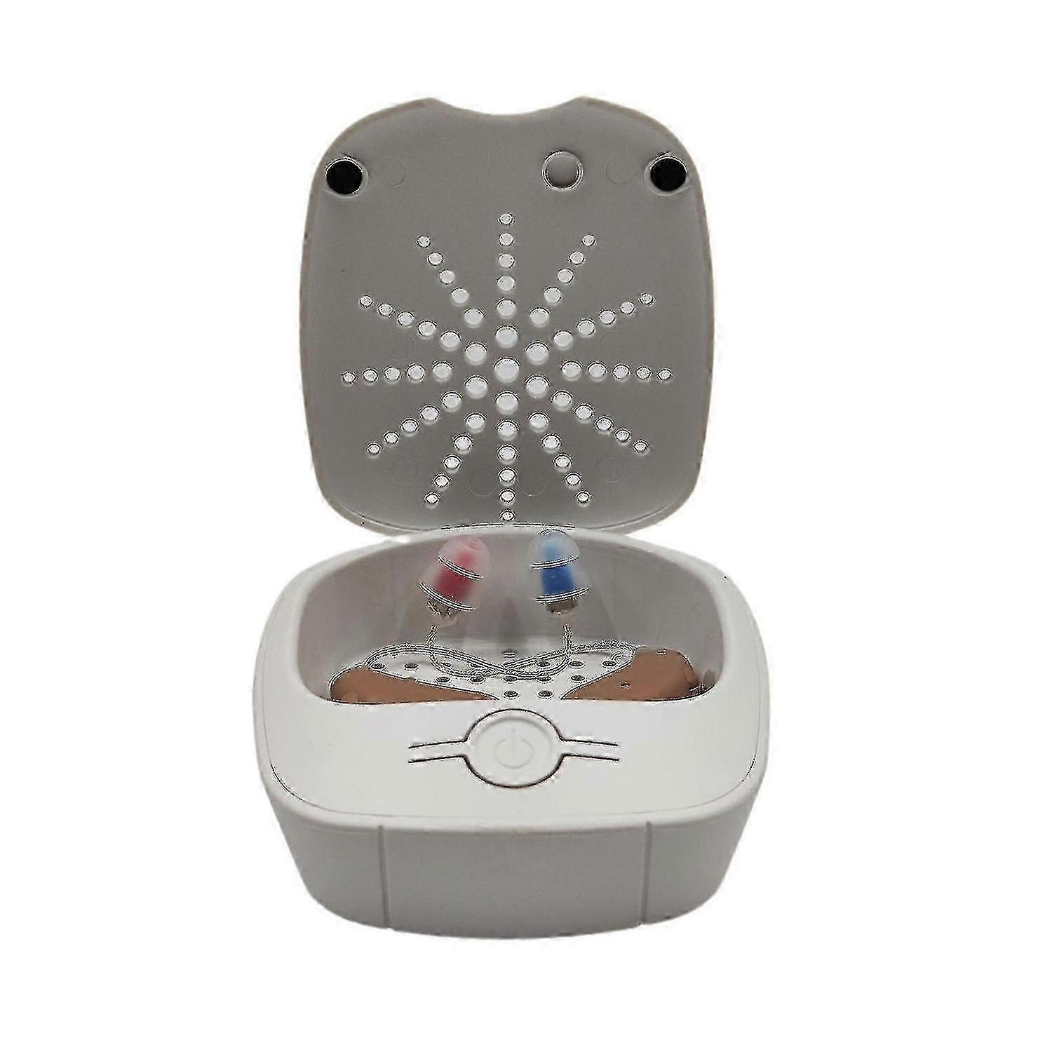 Hearing Aid Drying Box with UV Light for Moisture Protection and Cleaning