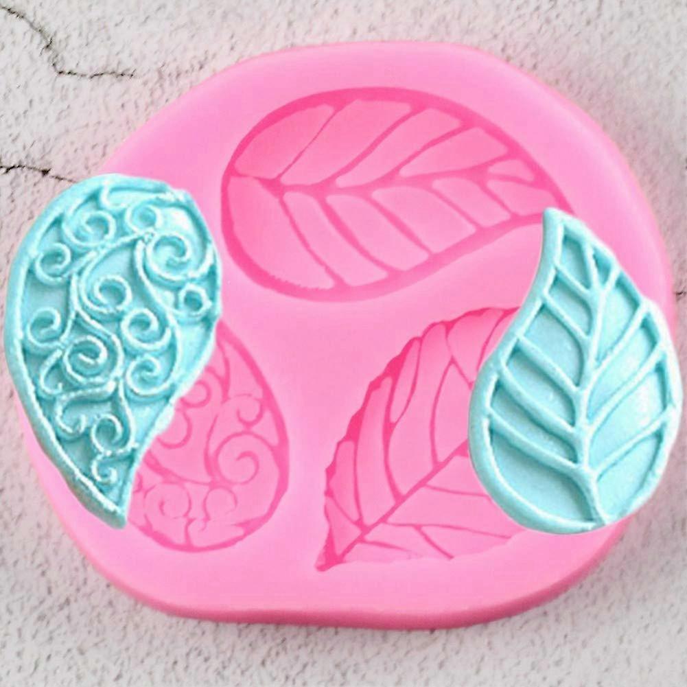 Leaf Silicone Mold for Fondant Cake Decorating, Chocolate and Baking Tool (1 Piece)