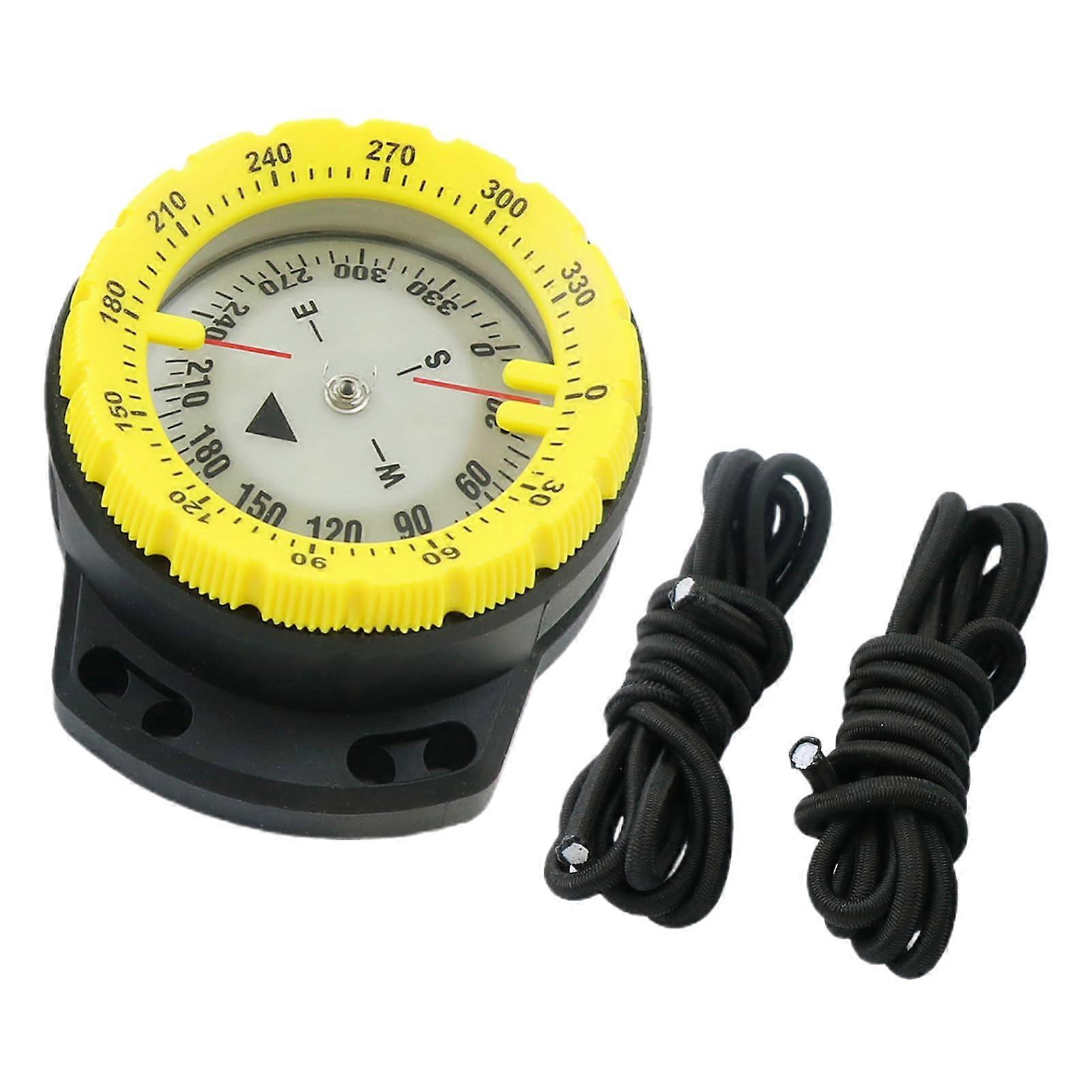 Diving Compass Waterproof with Side Window and Rope for Scuba Diving and Marine Navigation