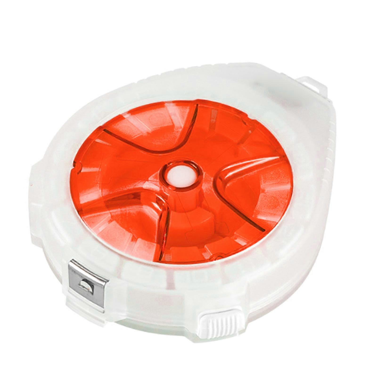 Winding Board Multifunctional Fishing Line Storage Box Fishing Accessories Anti Reverse Winding Tool Line Storage Holder  Orange