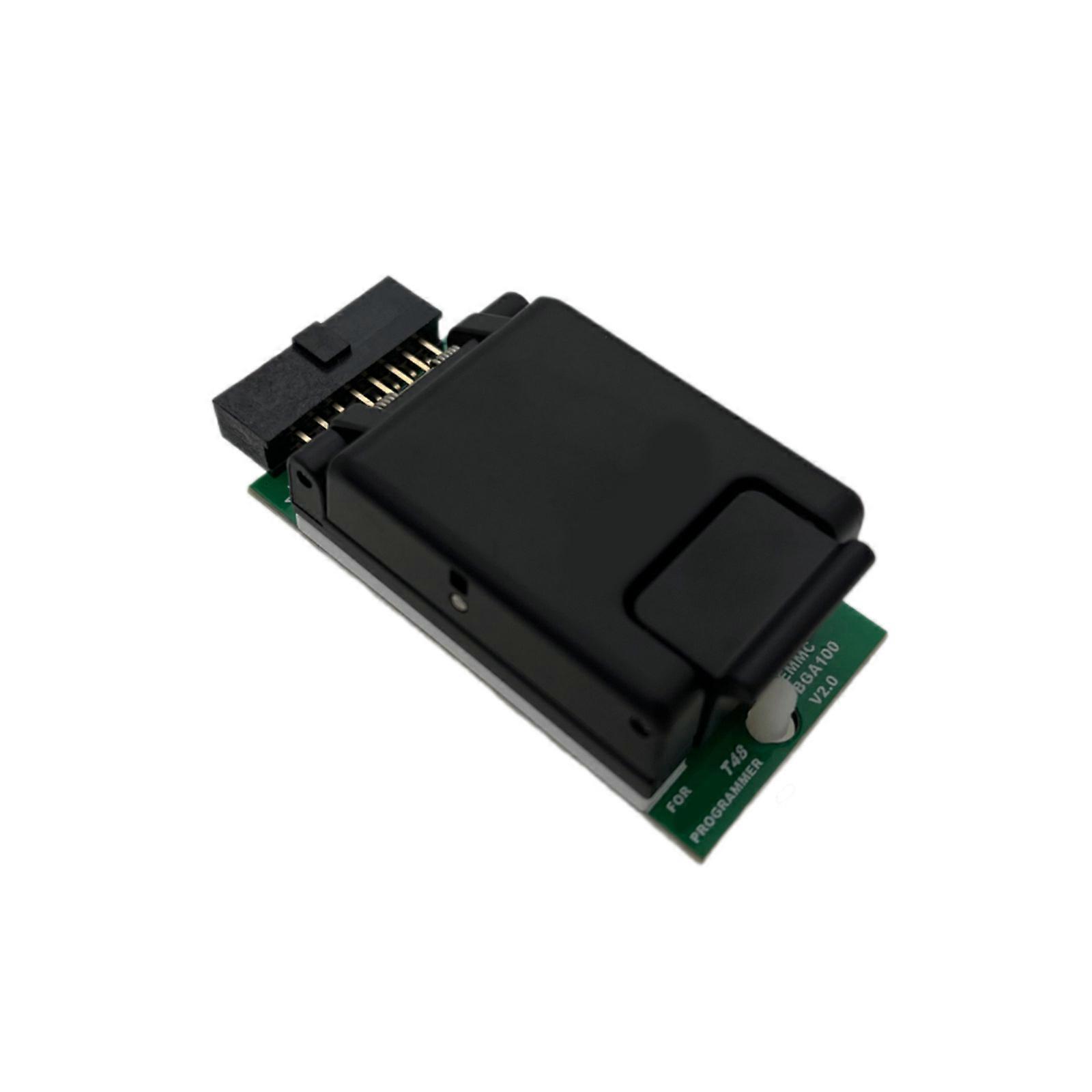 EMMC BGA100 Adapter IC Socket for T48 Programmer V2.0 Double Head Probe Holder BGA100 Adapter Socket Professional Multicolor