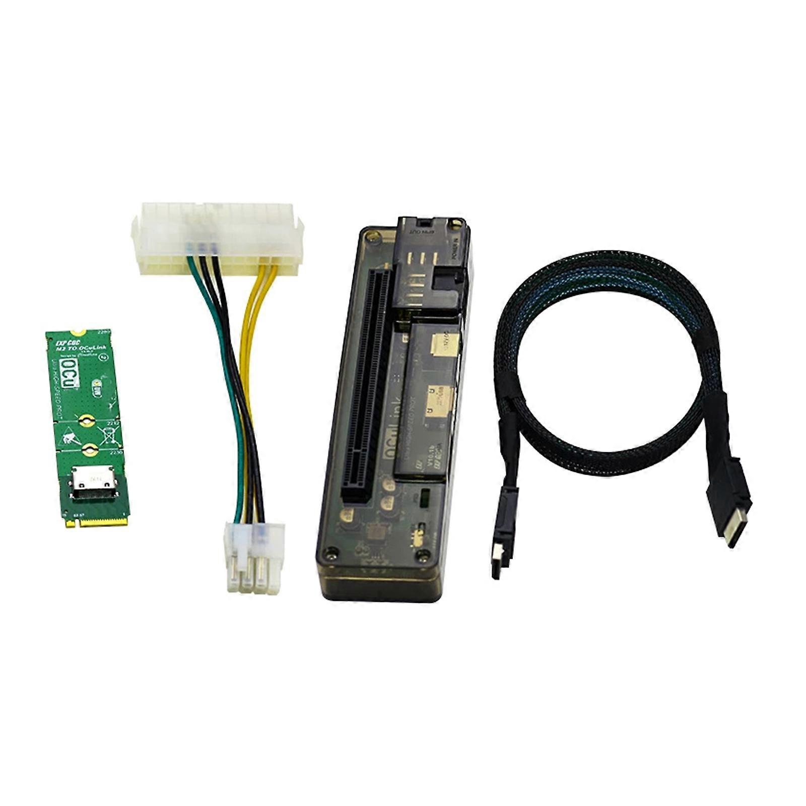 EXP GDC OCuLink GPU-Dockingstation mit M.2-Anschluss (M-Key) für OCuLink-Geräte, EXP GDC PCIe externe unabhängige Video-Multicolor-Grafikkarte