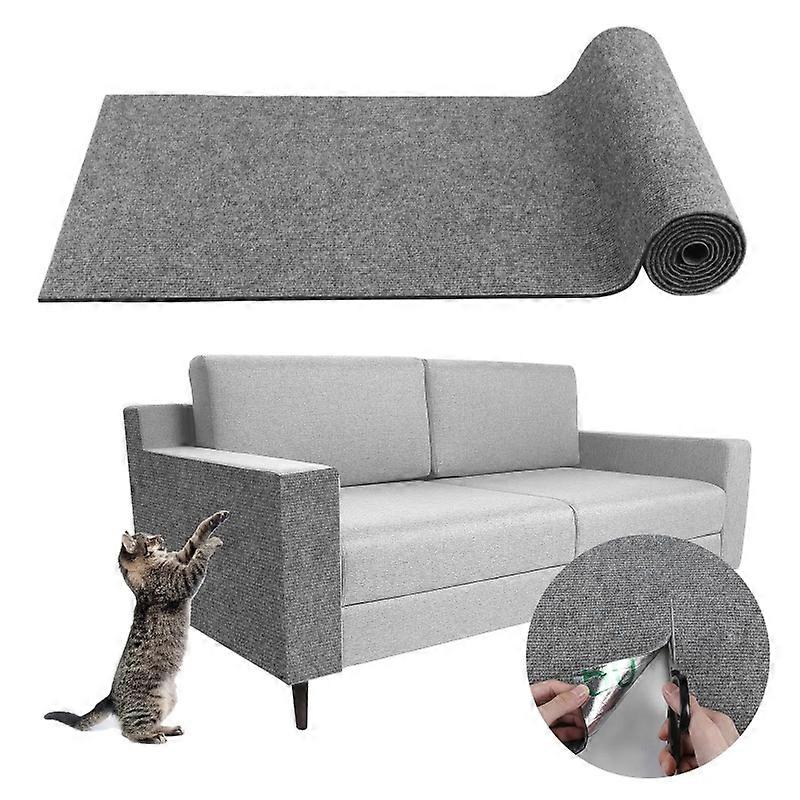 Cats Toys Cat Scratching Mat Large Trimmable Self-Adhesive Cat Scratching Carpet Sofa Protection Cats Scratch Board Cats Toys