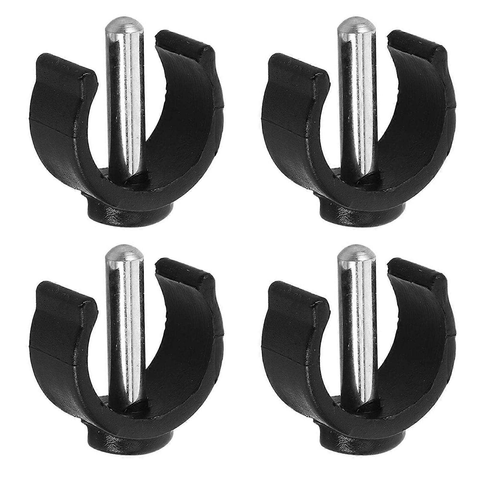 Assistive C-Shape Clamp for Walking Canes Easy to Install 4Pcs Replacement Accessories
