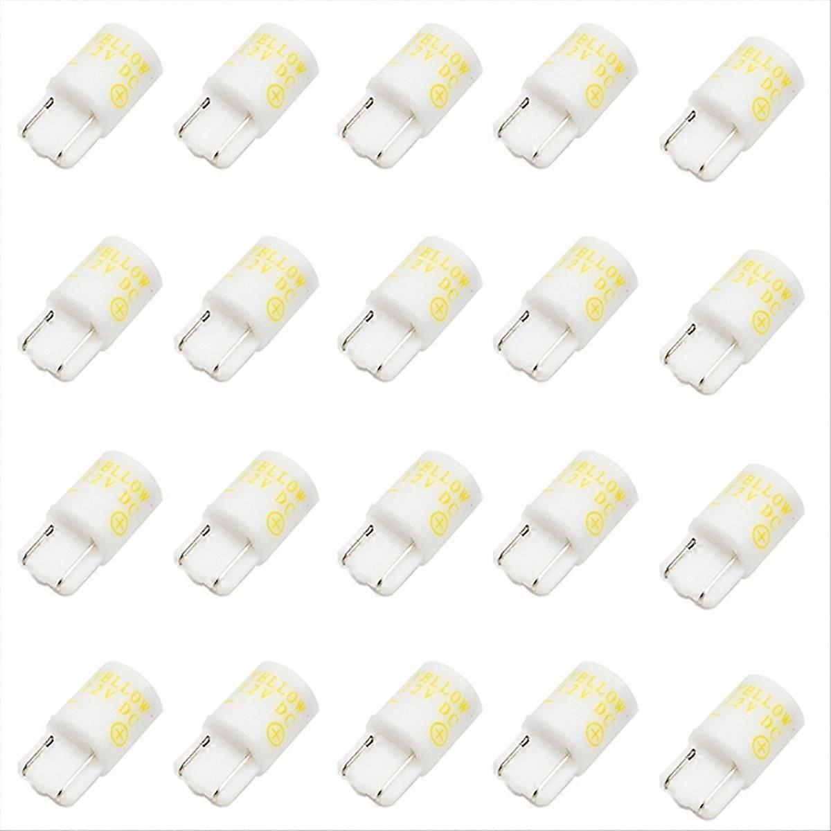 100pcs 12V LED Arcade Buttons Illuminated Push Buttons Yellow
