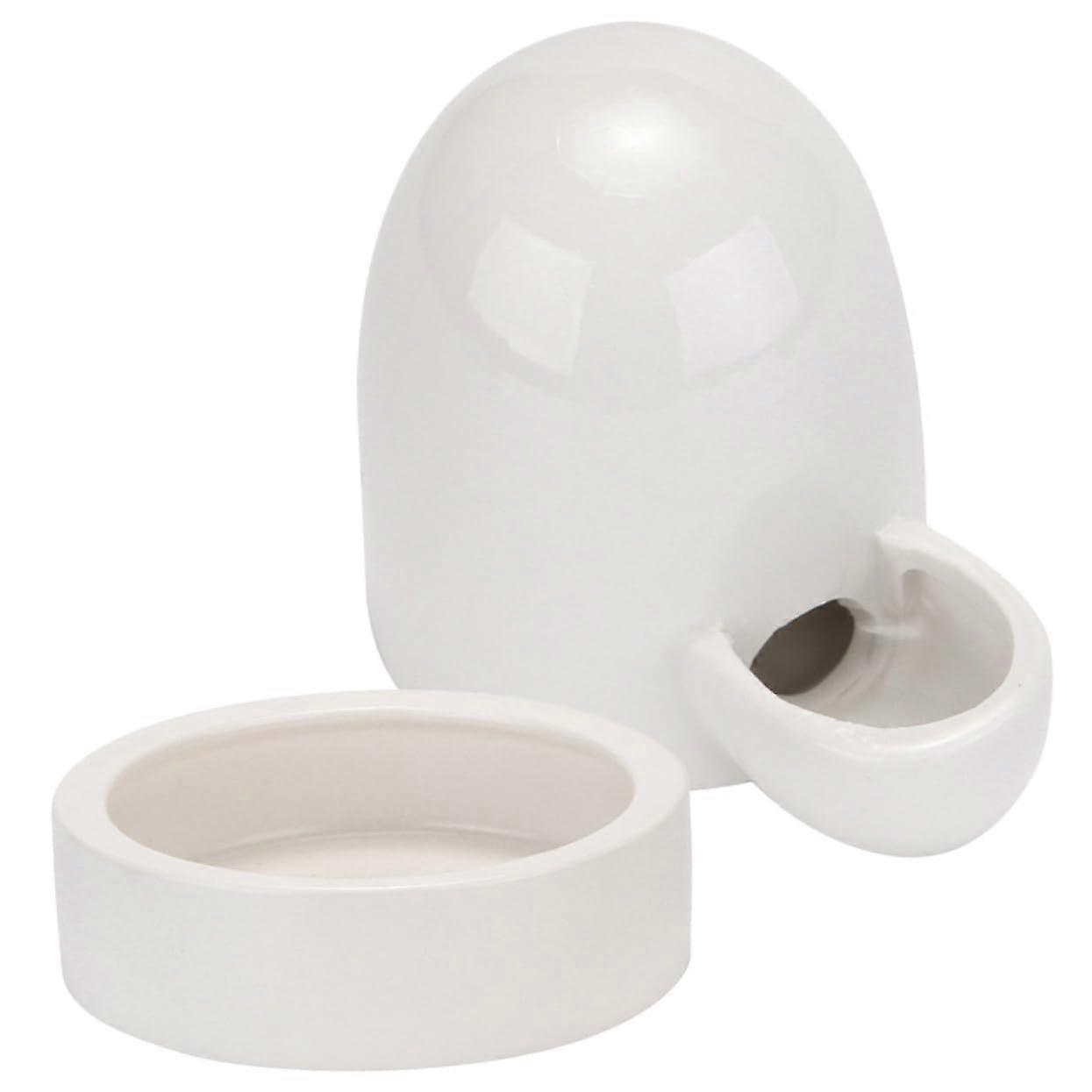 Chicken Feeder and Waterer with Large EasyClean Bowl for Poultry Ducks Geese Pigeons