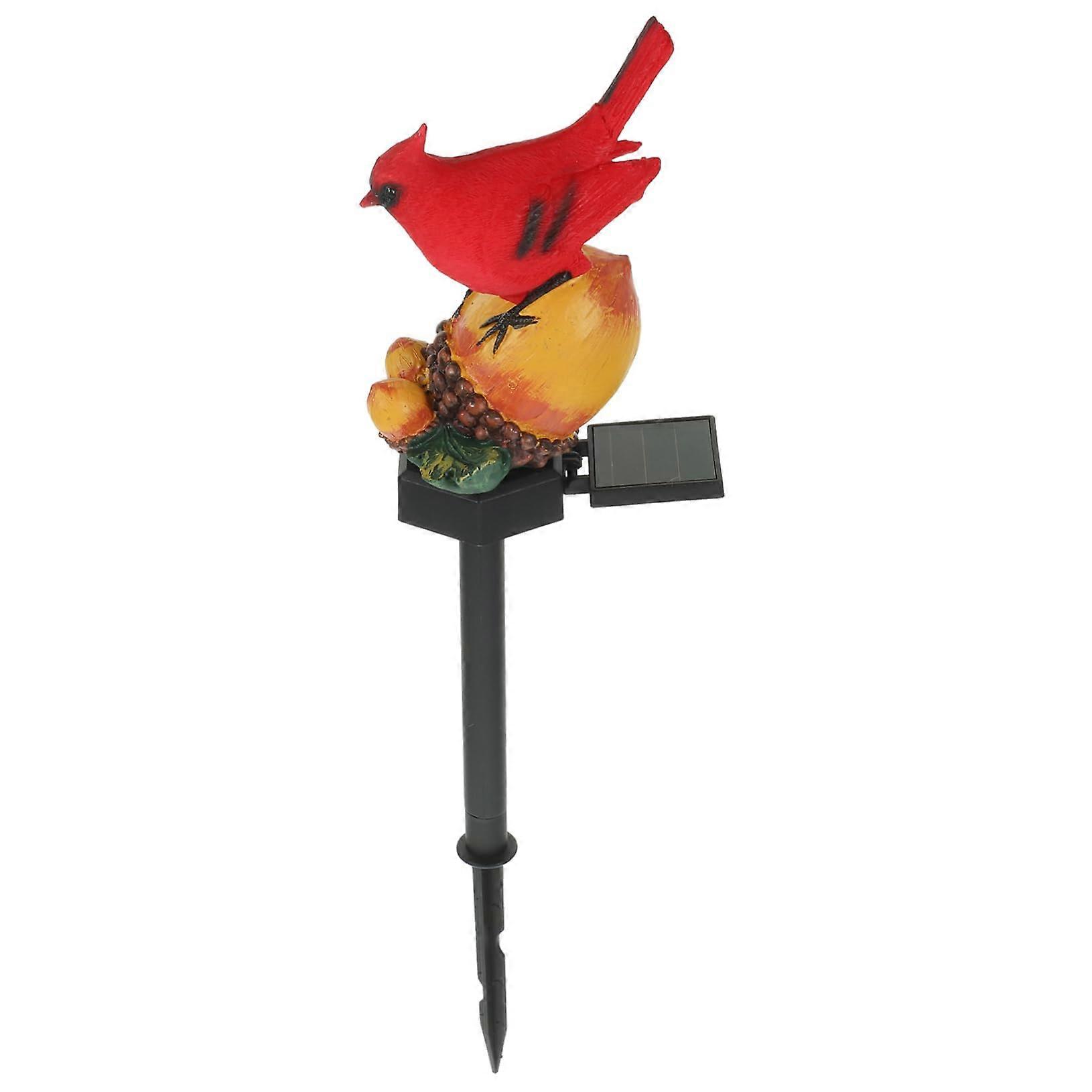 Solar Garden Lights with Automatic Dusk Sensor, Waterproof Bird Design for Outdoor Patio and Yard