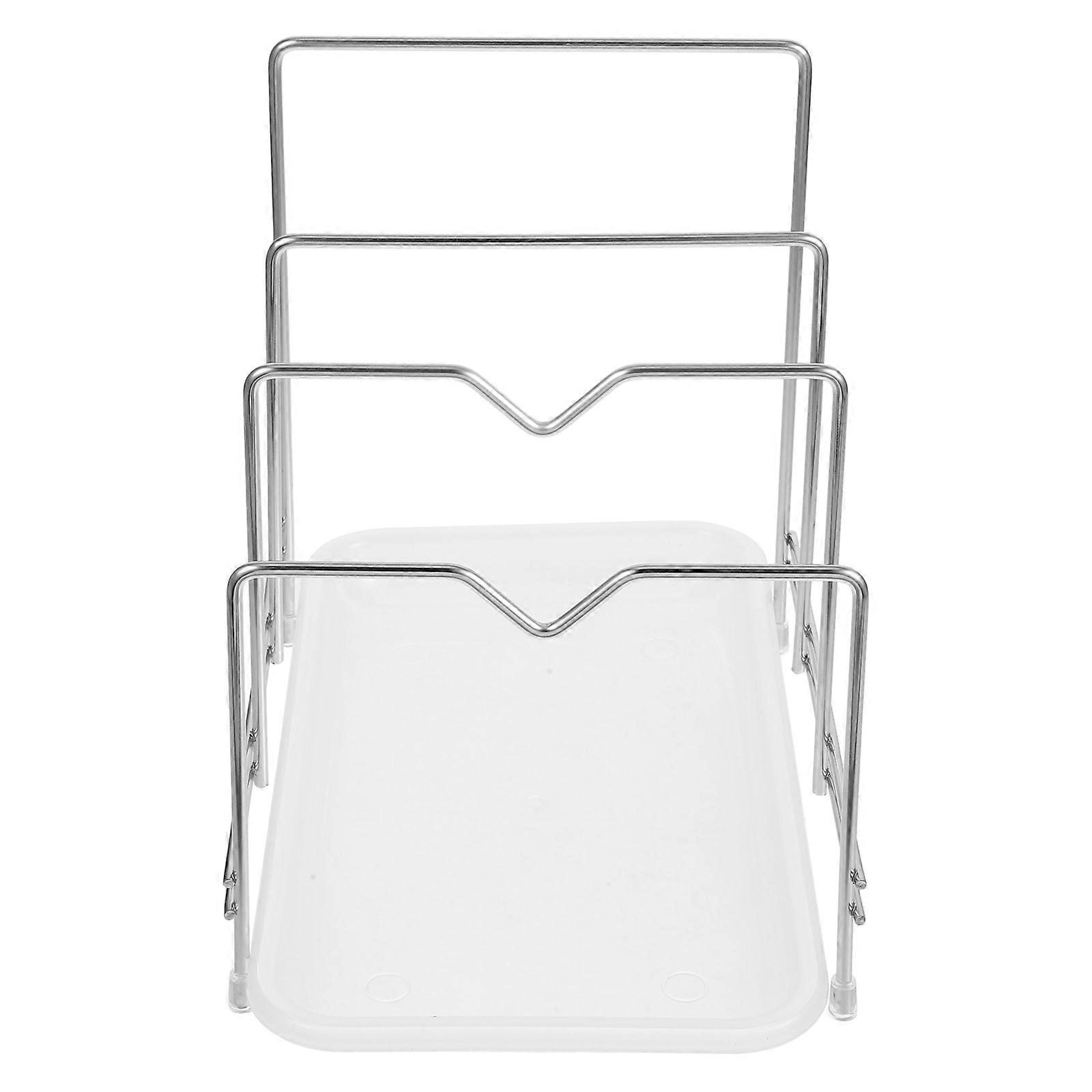 Pot Lid Holder Cutting Board Organizer for Kitchen Use Multi-Functional