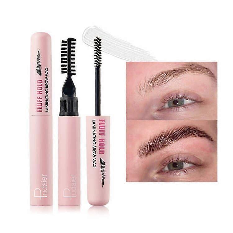 Clear Brow Gel Long Lasting Hold with Double Ended Comb for Natural Eyebrow Definition 1pc
