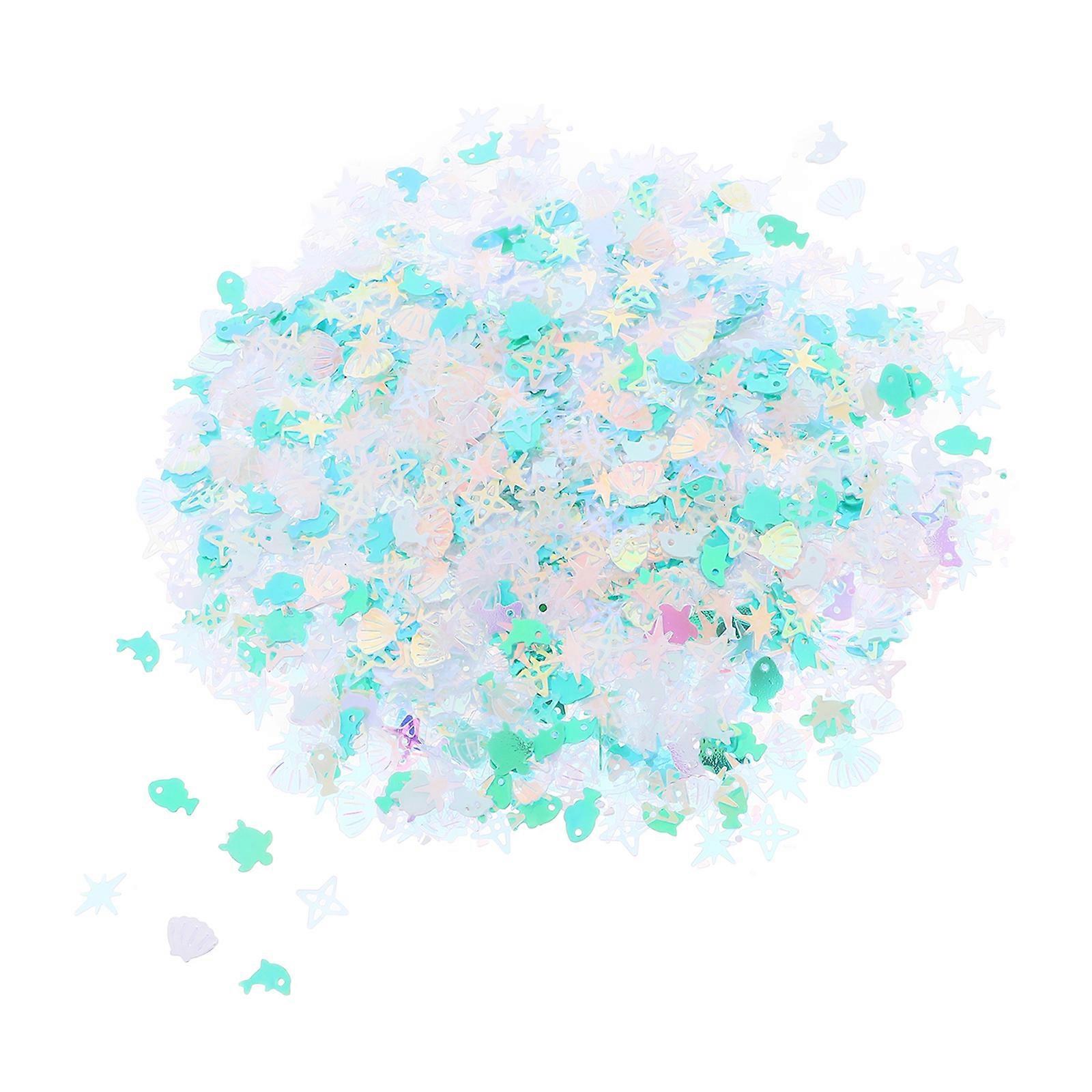Creative Decorative Sequins for Decoration 2 Bags Turtle Dolphin Craft Supply