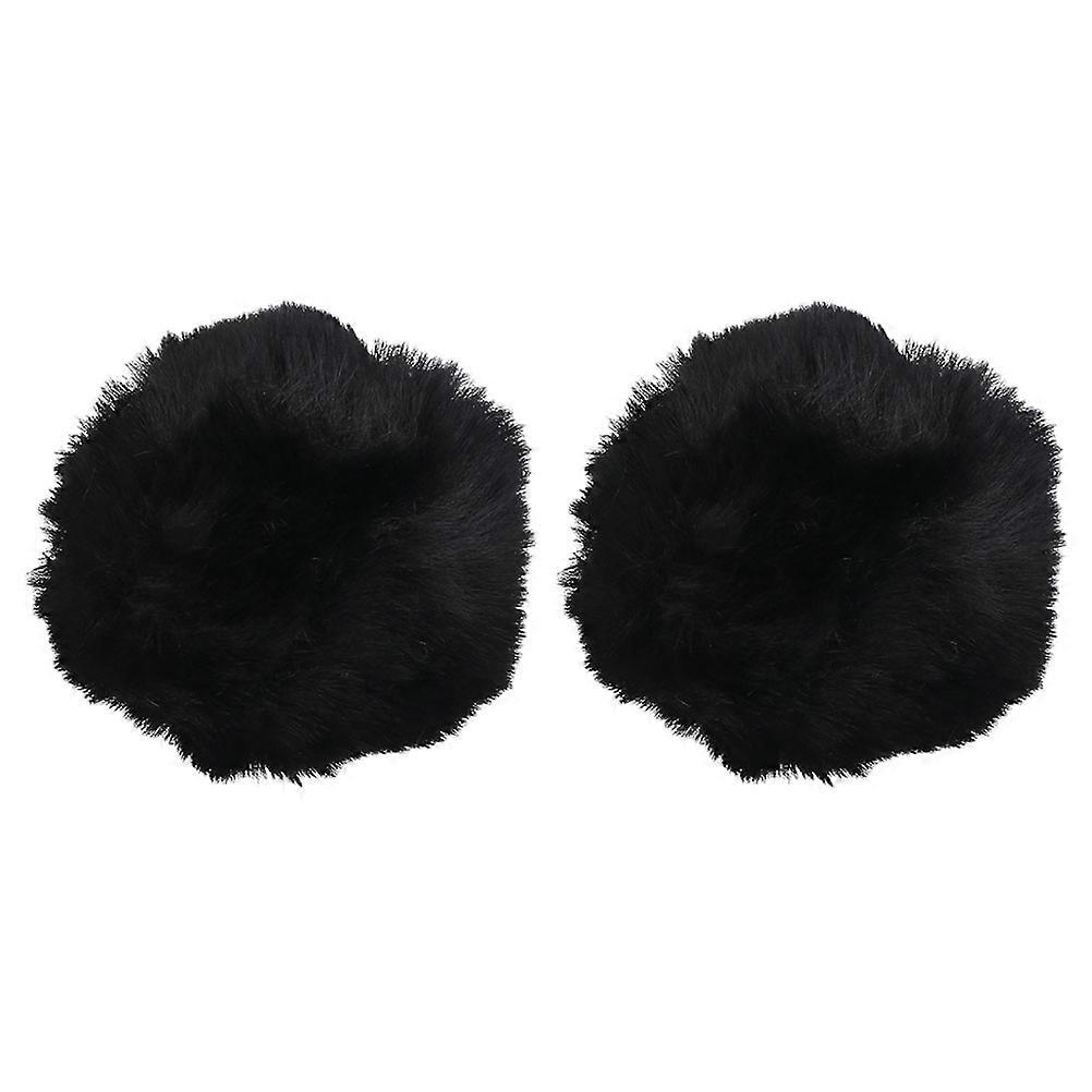 Fluffy Rabbit Tail 2Pcs Bunny Tail Prop for Costume Party Accessory