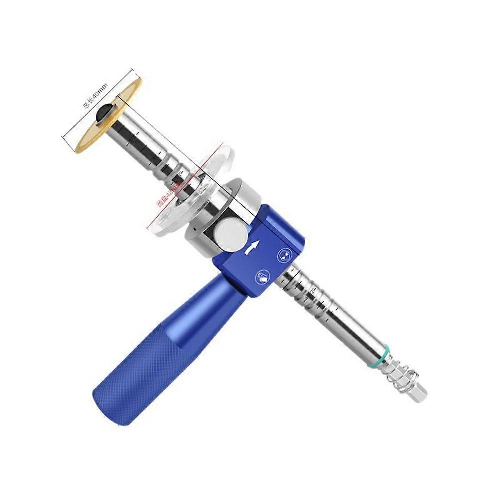 PVC Pipe Inside Cutter with Grit Wheel & Handle, Inside Pipe Cutter Tool, Adjustable Cutting Depth