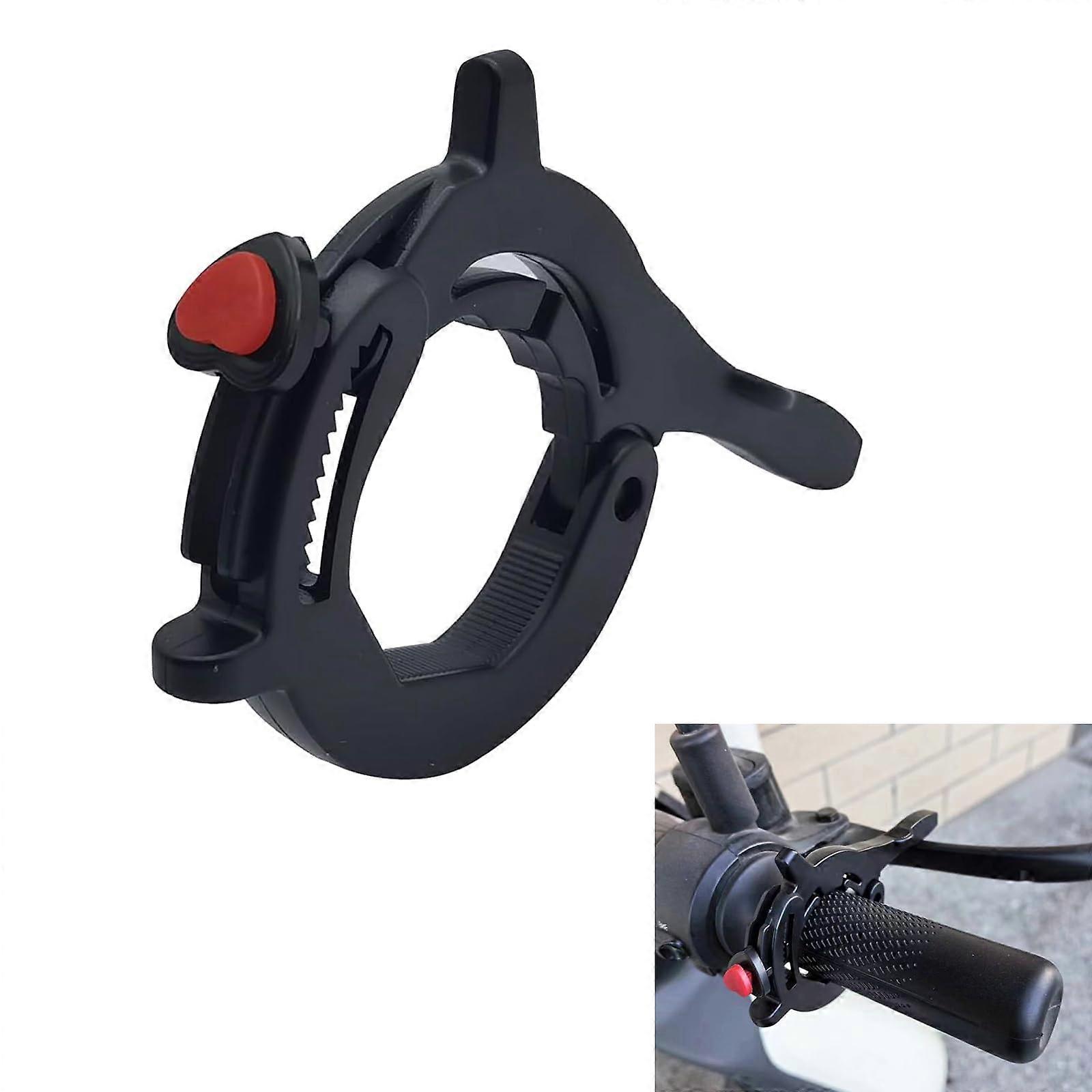 Universal Motorcycle Throttle Lock Cruise Control Assist with AntiTheft Clamp and Silicone Ring