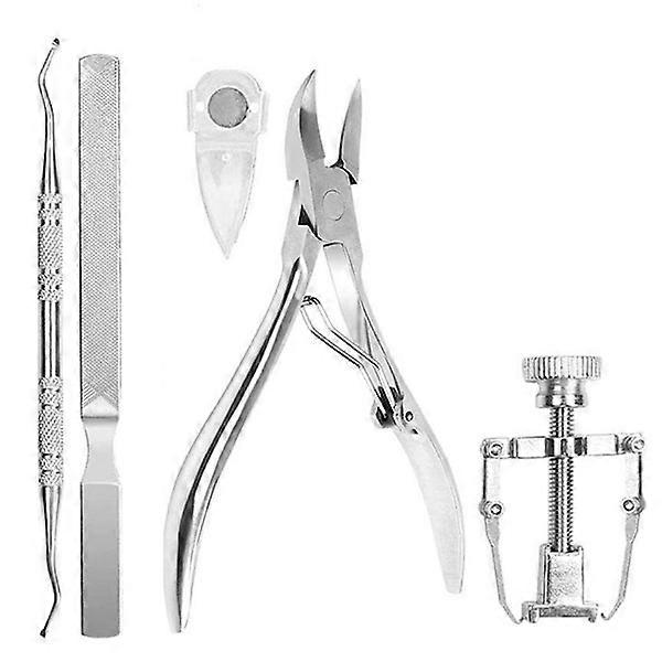 Pedicure set - 5 pieces Silver