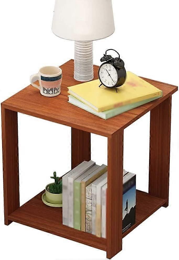 Solid Wood Bedside Table Nightstand with Concealed Storage for Bedroom and Small Spaces 30x30x40cm