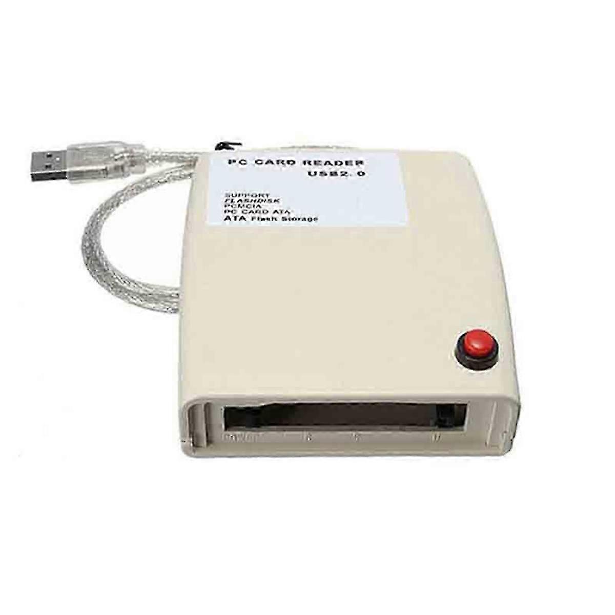 USB 2.0 to 68 Pin PCMCIA Flash Disk Memory Card Reader Adapter Converter for