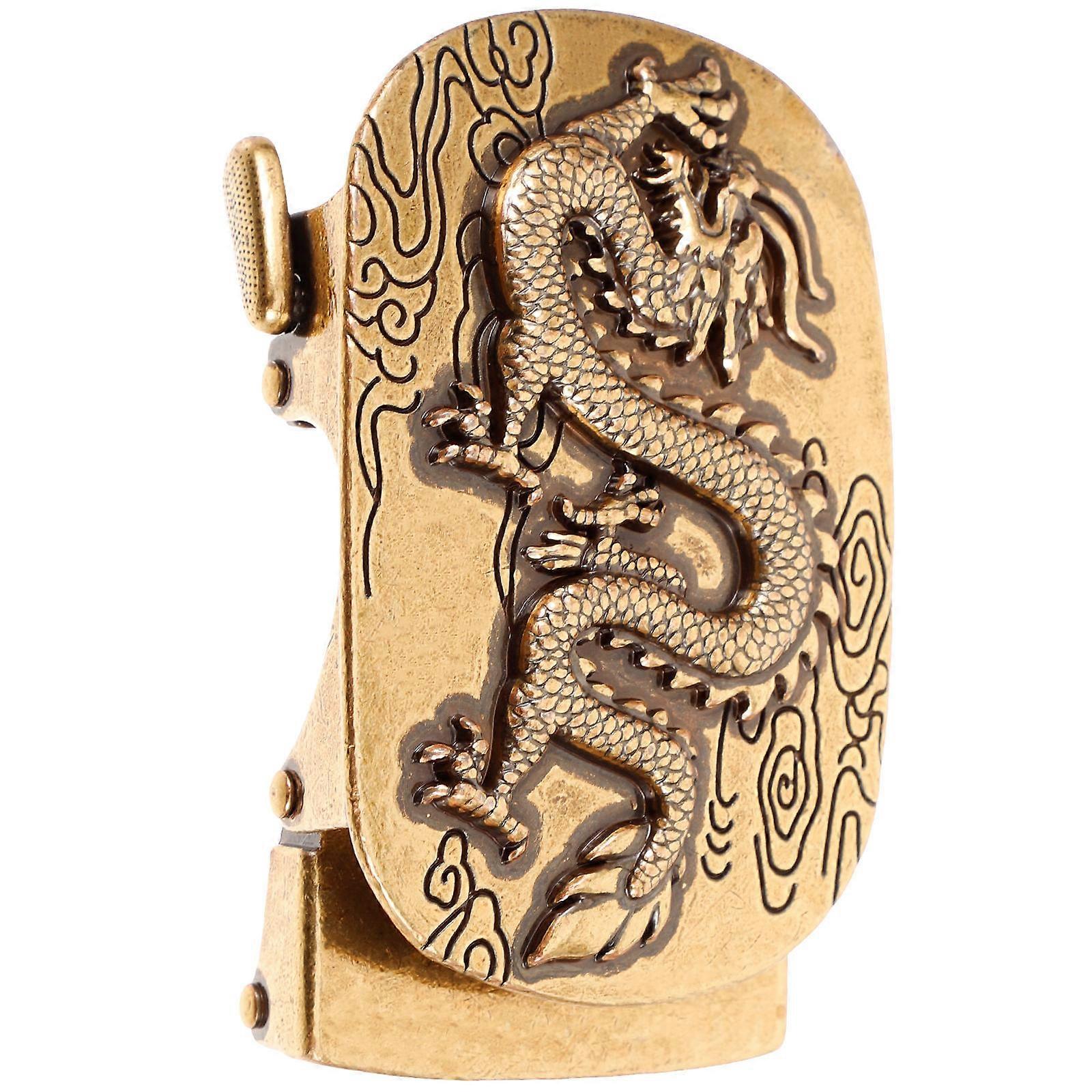 Dragon Pattern Belt Buckle Decorative Belt Buckle for Men