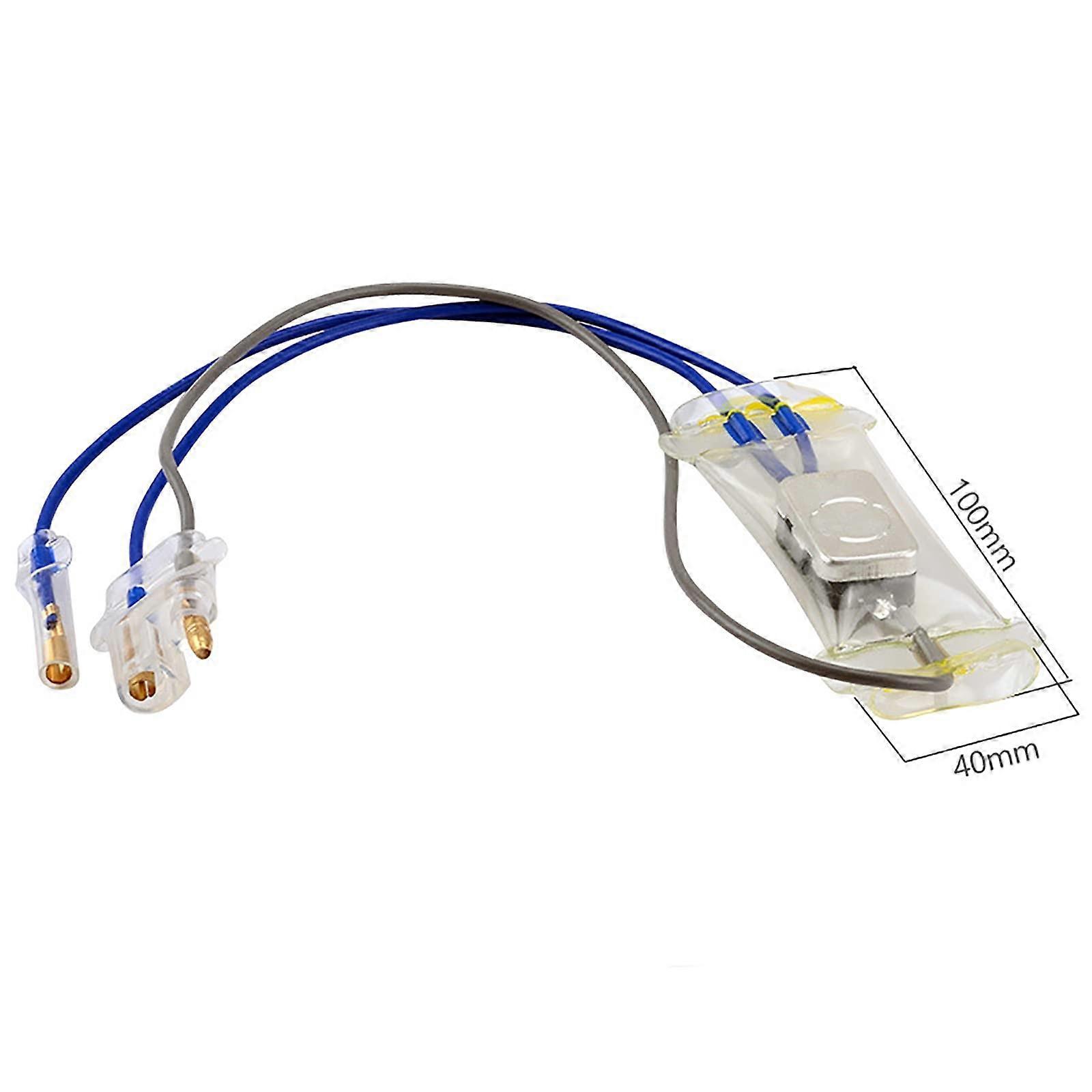 AC 250V 10A 3 Wire Refrigerator Defrost Thermostat, Bimetal Fridge Replacement with Precise Control