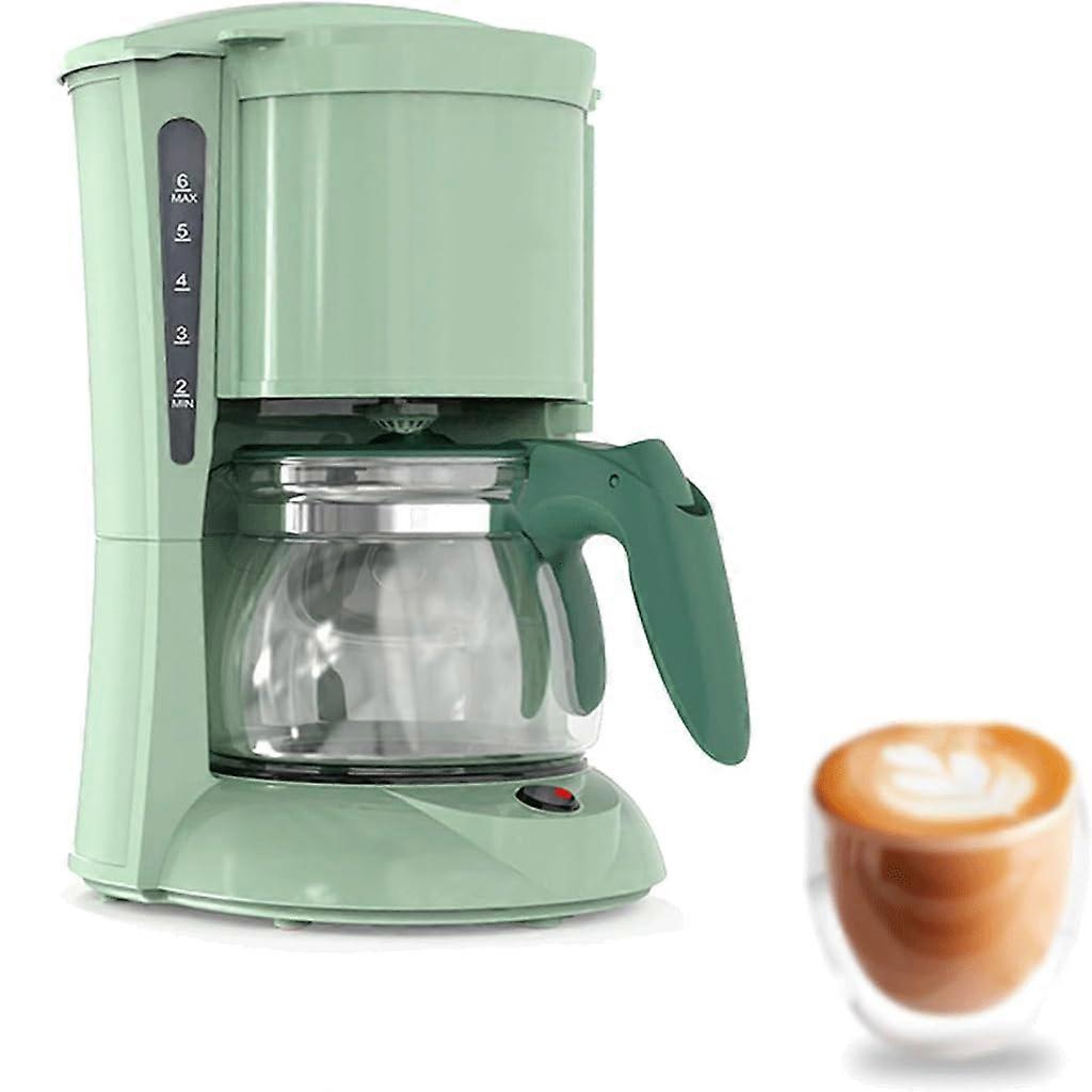 Small Automatic Drip Coffee Maker for Home Dual Use Coffee Tea Brewing with HeatInsulating Handle